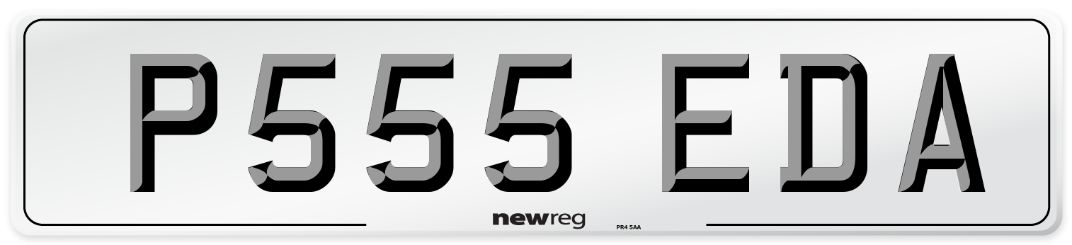 P555 EDA Number Plate from New Reg